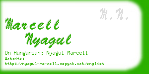 marcell nyagul business card